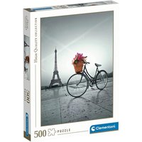 CLEMENTONI 35014 Puzzle 500 Teile High Quality Collection - Romantische Promenade in Paris von Clementoni