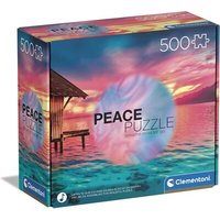 CLEMENTONI 35120 Puzzle 500 Teile Peace Puzzle Living The Present von Clementoni