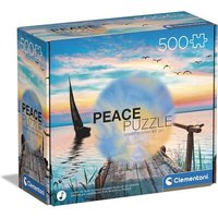 CLEMENTONI 35121 Puzzle 500 Teile Peace Puzzle Peaceful Wind von Clementoni
