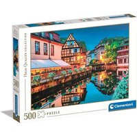 CLEMENTONI 35147 Puzzle 500 Teile High Quality Collection - Straßburg Altstadt von Clementoni