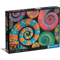 CLEMENTONI 35519 Puzzle 500 Teile Colorboom Collection - Ringelschwänze von Clementoni