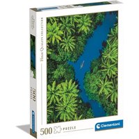 CLEMENTONI 35520 Puzzle 500 Teile High Quality Collection - Tropen von oben von Clementoni