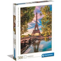 CLEMENTONI 35524 Puzzle 500 Teile High Quality Collection - Entlang der Seine von Clementoni