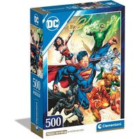 CLEMENTONI 35531 Puzzle 500 Teile DC Comics Collection Compact von Clementoni