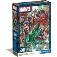 CLEMENTONI 35546 Puzzle 500 Teile Marvel Collection Compact von Clementoni