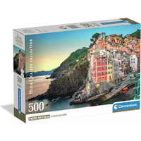 CLEMENTONI 35576 Puzzle 500 Teile High Quality Collection Compact Riomaggiore Coast von Clementoni