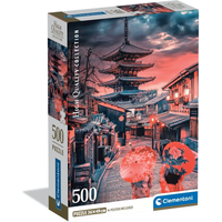 CLEMENTONI 35599 Puzzle 500 Teile High Quality Collection Compact Evening In Kyoto von Clementoni