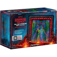 CLEMENTONI 35611 Puzzle 520 Teile Stranger Things - Metamorphic Art Collection „Demogorgon" mit beleuchtetem Rahmen von Clementoni