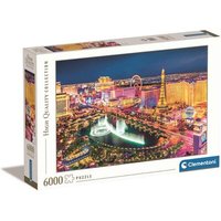 CLEMENTONI 36528 Erwachsenenpuzzle 6000 Teile High Quality Collection - Las Vegas von Clementoni