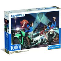 CLEMENTONI 37055 Puzzle 1000 Teile Lupin III Collection Compact Pieces for Adults and Teenagers von Clementoni