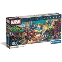 CLEMENTONI 37056 Puzzle1.000 Teile Marvel Collection Panorama Compact von Clementoni