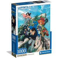 CLEMENTONI 37068 Puzzle 1000 Teile Lupin III Collection Compact Lupin III von Clementoni