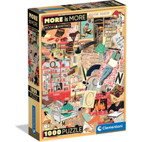 CLEMENTONI 37074 Puzzle 1000 Teile More is More Collection Compact Books&Writing von Clementoni
