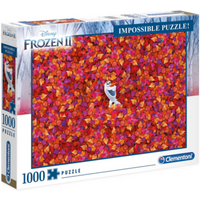 CLEMENTONI 395262 Puzzle 1000 Teile Impossible Puzzle - Frozen 2 von Clementoni
