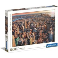 CLEMENTONI 39646 Puzzle 1000 Teile High Quality Collection - Sonnenuntergang über New York von Clementoni
