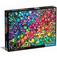 CLEMENTONI 39650 Puzzle 1000 Teile Colorboom Collection - Marvelous Marbles von Clementoni