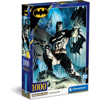 CLEMENTONI 39714 Puzzle 1000 Teile Batman Collection Compact Batman von Clementoni