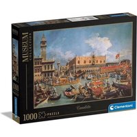 CLEMENTONI 39764 Puzzle 1000 Teile Museum Collection - Canaletto - The Return of the Bucentaur von Clementoni