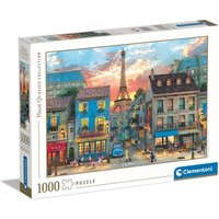 CLEMENTONI 39820 Puzzle 1000 Teile High Quality Collection - Straßen von Paris von Clementoni