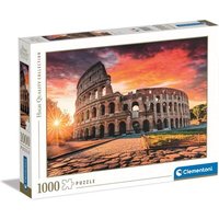 CLEMENTONI 39822 Puzzle 1000 Teile High Quality Collection - Sonnenuntergang über Rom von Clementoni
