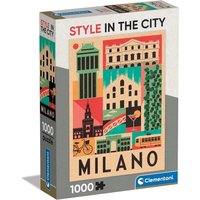 CLEMENTONI 39842 Puzzle 1000 Teile Style in the City Collection Compact von Clementoni