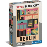 CLEMENTONI 39845 Puzzle 1000 Teile Style in the City Collection Compact von Clementoni