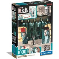 CLEMENTONI 39848 Puzzle 1000 Teile Netflix Compact - Haus des Geldes - Berlin von Clementoni