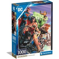 CLEMENTONI 39852 Puzzle 1000 Teile DC Comics Collection Compact von Clementoni