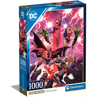 CLEMENTONI 39853 Puzzle 1000 Teile DC Comics Collection Compact von Clementoni