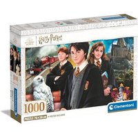 CLEMENTONI 39862 Puzzle 1000 Teile Harry Potter Collection Compact von Clementoni