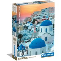CLEMENTONI 39912 Puzzle 1000 Teile High Quality Collection Compact - Santorini von Clementoni