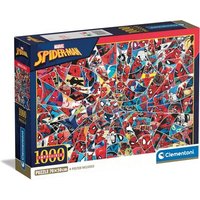 CLEMENTONI 39916 Puzzle 1000 Teile Marvel Collection Impossible Compact von Clementoni