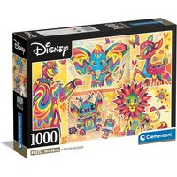 CLEMENTONI 39917 Puzzle 1000 Teile Disney Collection Compact von Clementoni
