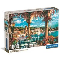CLEMENTONI 39930 Puzzle 1000 Teile High Quality Collection Compact Balkon Mit Blick Auf Den Comer See CLEMENTONI 39930 Puzzle 1000 Teile High Quality Collection Compact Balkon Mit Blick Auf Den Comer See von Clementoni