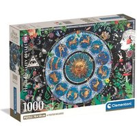 CLEMENTONI 39937 Puzzle 1000 Teile High Quality Collection Compact Astrologisches Horoskop von Clementoni