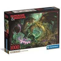CLEMENTONI 39961 Puzzle 1000 Teile Dungeons & Dragons Collection Compact Dungeons & Dragons von Clementoni