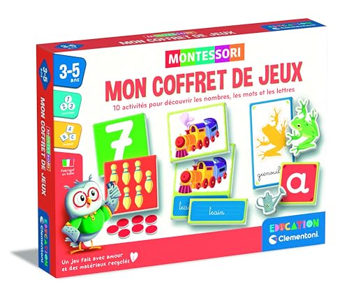 CLEMENTONI Montessori-Set für Kinder, Lernspiel für Kinder, mit Spaß Lernen, motorische Fähigkeiten entwickeln, hergestellt in Italien, ab 3 Jahren, Mehrfarbig, 52802 CLEMENTONI Montessori-Set für Kinder, Lernspiel für Kinder, mit Spaß Lernen, motorische Fähigkeiten entwickeln, hergestellt in Italien, ab 3 Jahren, Mehrfarbig, 52802 von Clementoni