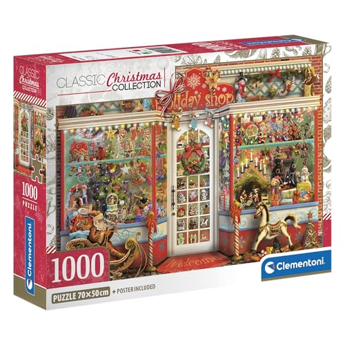 Clementoni 1000 Christmas Christmas Compact – Puzzle Clementoni 1000 Christmas Christmas Compact – Puzzle von Clementoni