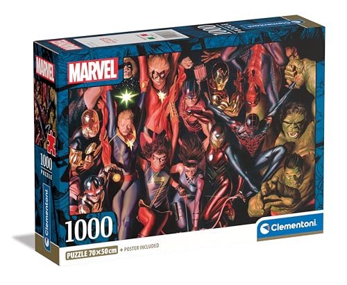 Clementoni Marvel Puzzle 1000 Teile Erwachsene - Puzzle Erwachsene in 70 x 50 cm - Clementoni 39857 Clementoni Marvel Puzzle 1000 Teile Erwachsene - Puzzle Erwachsene in 70 x 50 cm - Clementoni 39857 von Clementoni