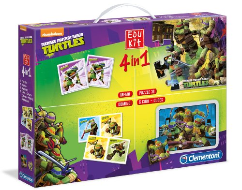 Clementoni - 13468 - Edukit 4 in 1 Ninja Turtles von Clementoni
