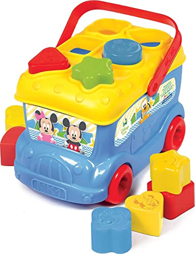 Disney Baby Sortierbus mit Baby Mickey - Steckspiel zur Förderung der Motorik & Koordination für Kinder ab 10 Monaten, 14395 von Clementoni von Clementoni