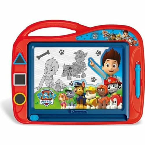 Clementoni 15112 Zaubertafel Paw Patrol, magnetische Maltafel zum Zeichnen und Malen, lösch- & wiederverwendbar, mit 3 Schablonen, Kreativspielzeug für Kinder ab 4 Jahren, Blau/Rot Clementoni 15112 Zaubertafel Paw Patrol, magnetische Maltafel zum Zeichnen und Malen, lösch- & wiederverwendbar, mit 3 Schablonen, Kreativspielzeug für Kinder ab 4 Jahren, Blau/Rot von Clementoni
