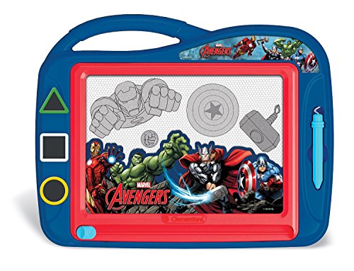 Clementoni - 15996 - Zaubertafel Marvel Avengers, magnetische Maltafel zum Zeichnen und Malen, lösch- & wiederverwendbar, mit 3 Schablonen, Kreativspielzeug für Kinder ab 4 Jahren Clementoni - 15996 - Zaubertafel Marvel Avengers, magnetische Maltafel zum Zeichnen und Malen, lösch- & wiederverwendbar, mit 3 Schablonen, Kreativspielzeug für Kinder ab 4 Jahren von Clementoni