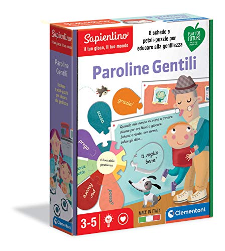 Clementoni 16309 Sapientino – Magische Worte – Lernspiel 3 Jahre – 100% recycelter Karton, Play for Future – Made in Italy, Mehrfarbig, 3 Anni Clementoni 16309 Sapientino – Magische Worte – Lernspiel 3 Jahre – 100% recycelter Karton, Play for Future – Made in Italy, Mehrfarbig, 3 Anni von Clementoni