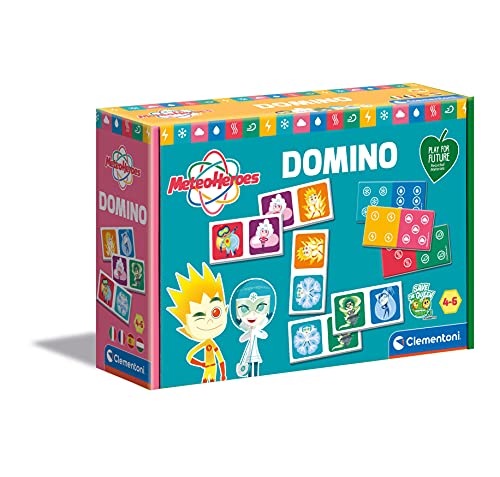Clementoni - Wetter Heroes Logik Lerndomino 4 Jahre alt-flashcards-Spielkarten für Kinder-Play for Future-Made in Italy, Mehrfarbig, 16346 Clementoni - Wetter Heroes Logik Lerndomino 4 Jahre alt-flashcards-Spielkarten für Kinder-Play for Future-Made in Italy, Mehrfarbig, 16346 von Clementoni