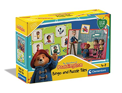 Clementoni - 16389 - Bingo & Puzzles - Paddington - Lernspielzeug Ab 4 Jahre, Hergestellt in Italien von Clementoni