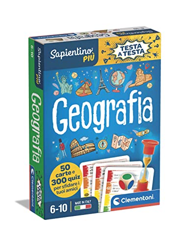 Clementoni - Sapientino Testa Lernspiel 6 Jahre, Quiz, Flashcards Geographie-Made in Italy, Farbe Italiano, 16441 Clementoni - Sapientino Testa Lernspiel 6 Jahre, Quiz, Flashcards Geographie-Made in Italy, Farbe Italiano, 16441 von Clementoni