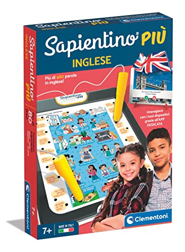 Clementoni 16729 wörterbuch Sapientino più – Englisch – Elektronisches Lernspiel zum Englischlernen – interaktiver Stift, pädagogisch, 7 Jahre, hergestellt in Italien, Mehrfarbig, Medio Clementoni 16729 wörterbuch Sapientino più – Englisch – Elektronisches Lernspiel zum Englischlernen – interaktiver Stift, pädagogisch, 7 Jahre, hergestellt in Italien, Mehrfarbig, Medio von Clementoni