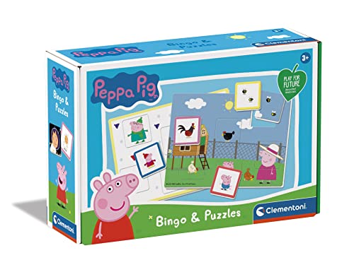 Clementoni - 16737 - Bingo Schweinchen Peppy Für Kinder ab 3 Jahren von Clementoni