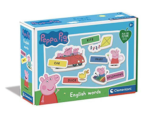 Clementoni 16738 Peppy Englische Peppa Schweinchen für Kinder ab 3 Jahren, Mehrfarbig von Clementoni